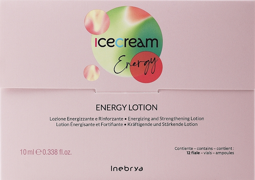 Лосьон против выпадения волос - Inebrya Ice Cream Energy Lotion Intensive Ampoules — фото N1