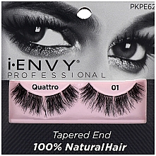 Парфумерія, косметика Накладні вії - I Envy Strip Lash Quattro 01 PKPE62