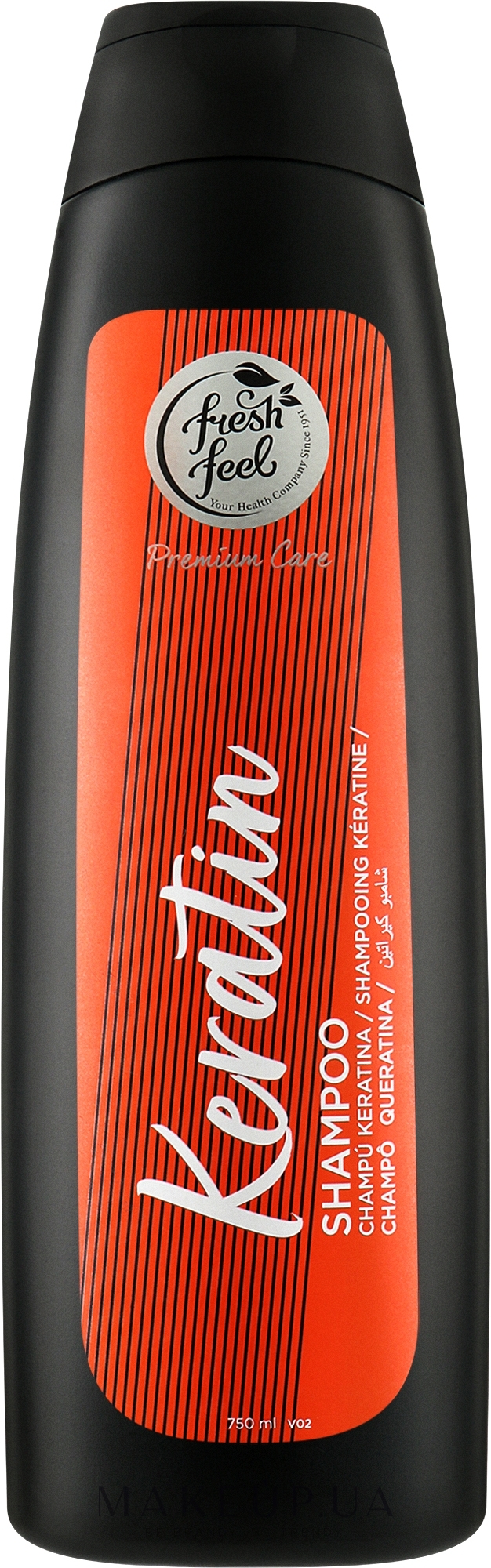 Шампунь для волосся "Keratin" - Fresh Feel Premium Shampoo — фото 750ml