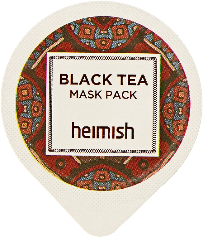Блістер-маска для обличчя - Heimish Black Tea Mask Pack (міні) — фото N1