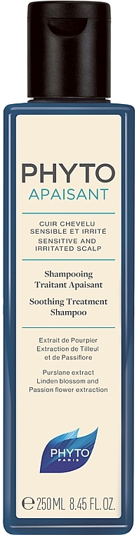 Шампунь успокаивающий для чувствительной кожи головы - Phyto Phytoapaisant Soothing Treatment Shampoo — фото N1