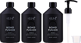 Набор - Keune Bond Fusion Salon Kit Phase 1+2 (builder/500ml + enhancer/2x500ml) — фото N2