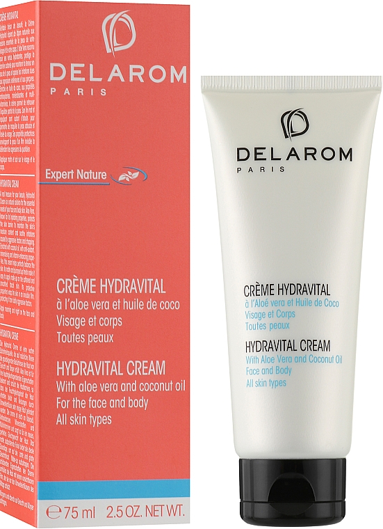 Увлажняющий крем для лица и тела - Delarom Hydravital Cream Face and Body — фото N2