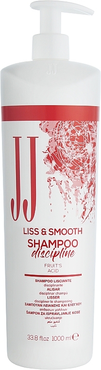 Шампунь для гладкості неслухняного волосся - JJ Liss & Smooth Shampoo Discipline — фото N2