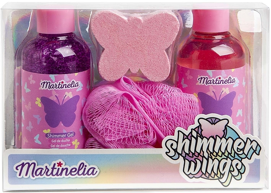 Набір для душу, 4 продукти - Martinelia Shimmer Wings Bath Set — фото N1