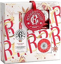 Парфумерія, косметика Roger & Gallet Gingembre Rouge Wellbeing Fragrant Water - Набір (f/water/100ml + soap/50g + b/tablet/3x25g)