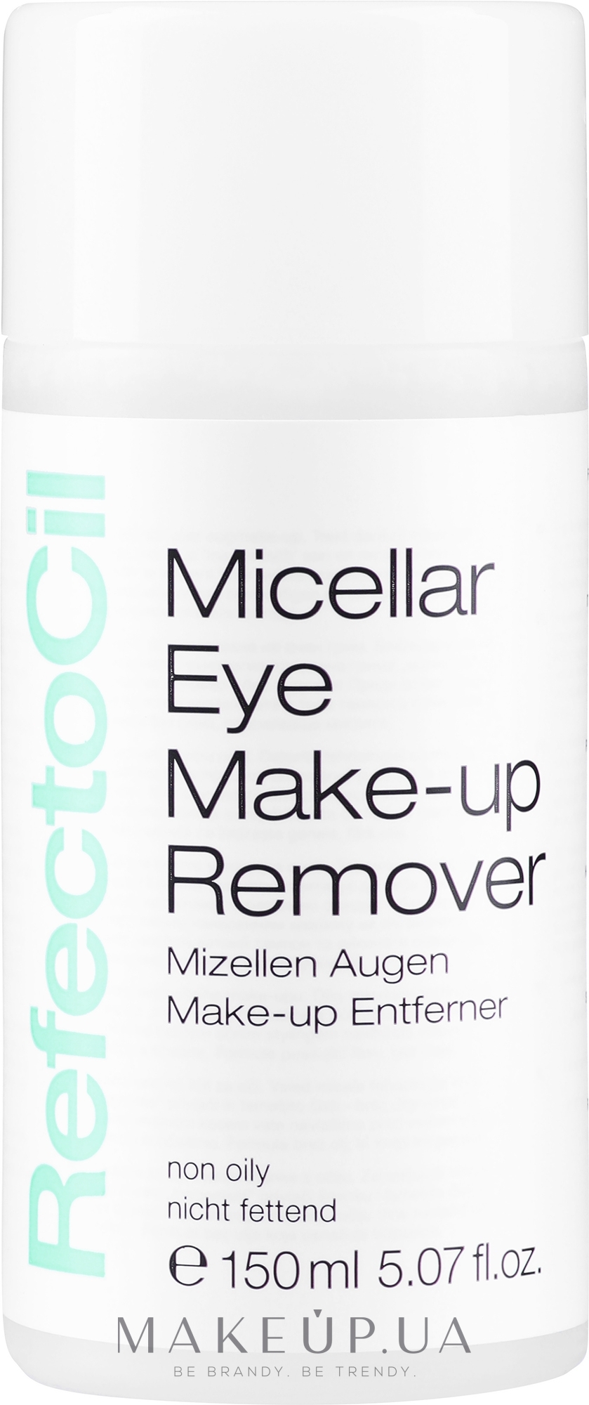 Мицеллярный лосьон для снятия макияжа - RefectoCil Micellar Eye Make-up Remover — фото 150ml