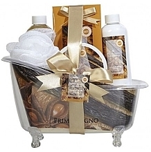 Набор, 5 продуктов - Primo Bagno Vanilla & Caramel Paper Bag Set — фото N1