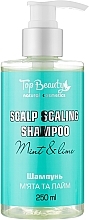 Шампунь для глибокого очищення шкіри голови "М'ята та лайм" - Top Beauty Scalp Scaling Shampoo Mint And Lime — фото N1