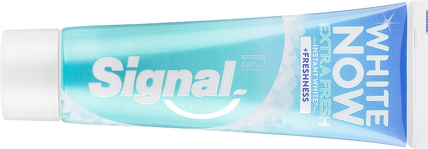 УЦЕНКА Зубная паста "Мгновенное отбеливание" - Signal Now White Extra Fresh Toothpaste * — фото N4