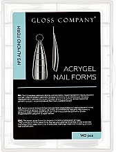Верхні форми для нарощування нігтів, Almond Form - Gloss Company — фото N1