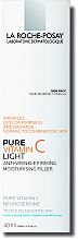 УЦІНКА Антивіковий зволожувальний крем-філер комплексної дії для нормальної та комбінованої чутливої шкіри обличчя - La Roche-Posay Pure Vitamin C Light * — фото N2