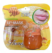Парфумерія, косметика Маска-бальзам для губ "Мед" - Ushas Lip Mask Honey