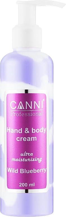 Крем ультразволожуючий для рук і тіла "Лісові ягоди" - Canni Hand & Body Cream — фото N1