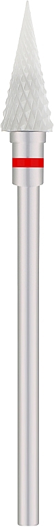Насадка для фрезера керамическая (F) красная, конусовидная А5.0 - Vizavi Professional — фото N1