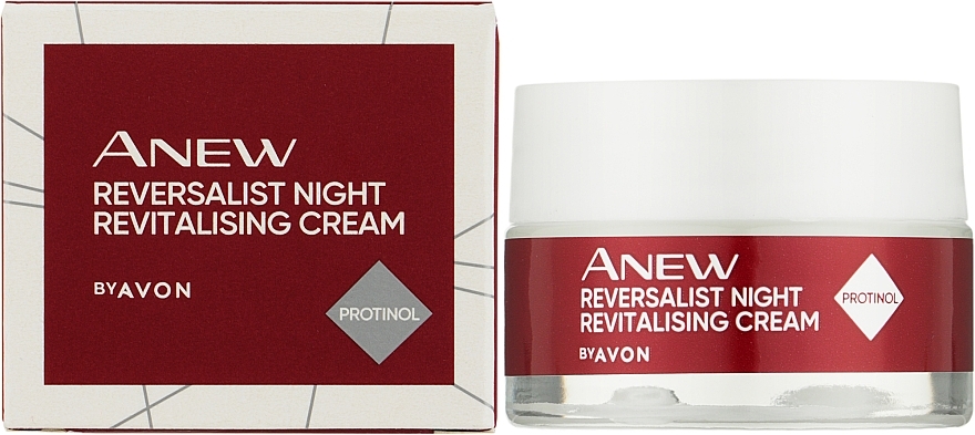 Відновлювальний нічний крем для обличчя - Avon Anew Reversalist Night Revitalising Cream With Protinol — фото N4