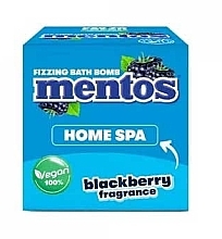 Шипуча бомбочка для ванни "Blackberry" - Mentos Home Spa — фото N1