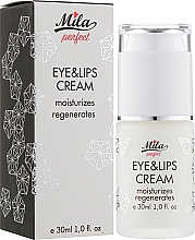 Крем для контуру очей і губ - Mila Eye & Lips Cream — фото N2