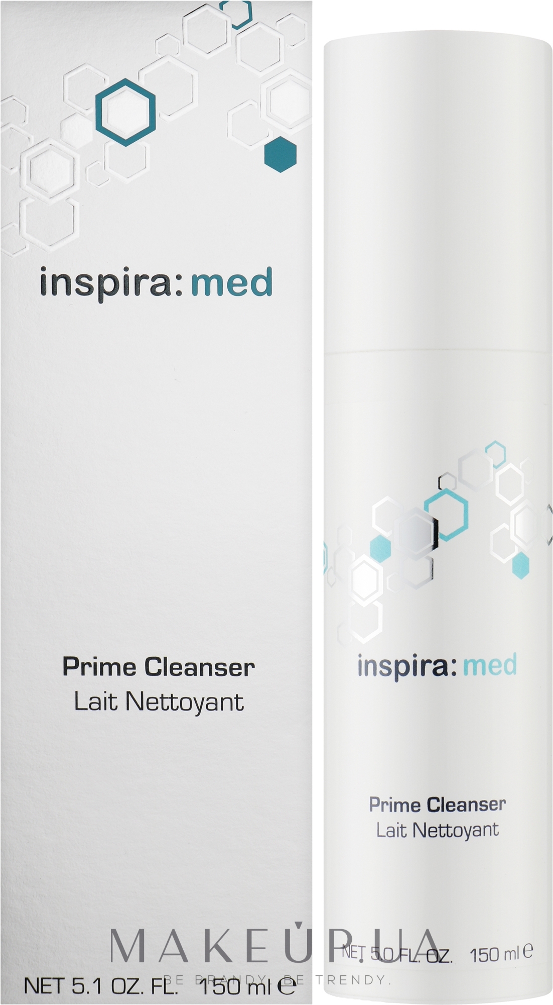Очищувальна емульсія з АНА- та ВНА-кислотами для обличчя - Inspira:cosmetics Med Prime Cleanser — фото 150ml
