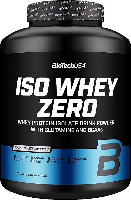 Протеїн "Чорний бісквіт" - BiotechUSA ISO Whey Zero Lactose Free Black Biscuit Protein — фото N3