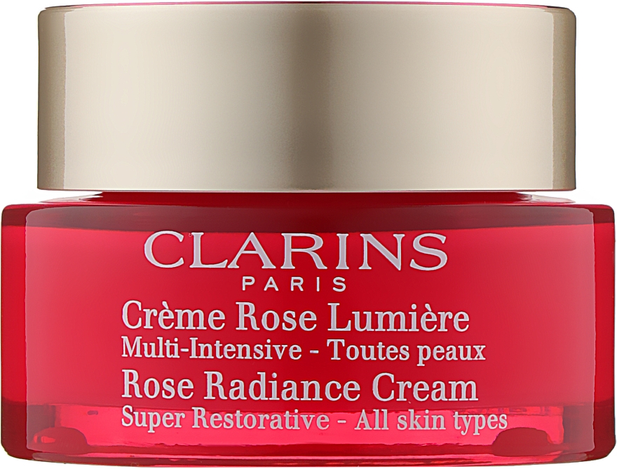Восстанавливающий дневной крем от морщин - Clarins Super Restorative Rose Radiance Cream