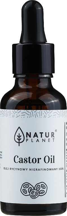 Рицинова олія нерафінована - Natur Planet Castor Oil — фото N1