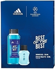 Духи, Парфюмерия, косметика Adidas UEFA 9 Best Of The Best - Набор (edt/50ml + sh/gel/250ml)