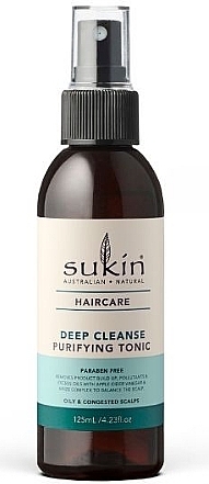 Очищувальний спрей-тонік для шкіри голови - Sukin Deep Cleanse Purifying Tonik — фото N1