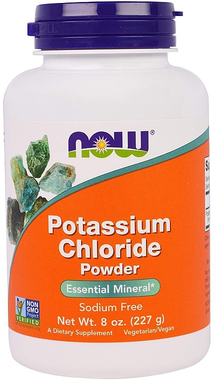Порошок хлорида калия - Now Foods Potassium Chloride Powder — фото N1