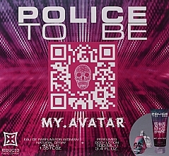 Духи, Парфюмерия, косметика Police To Be My Avatar for Woman - Набор (edp/40ml + lotion/100ml)