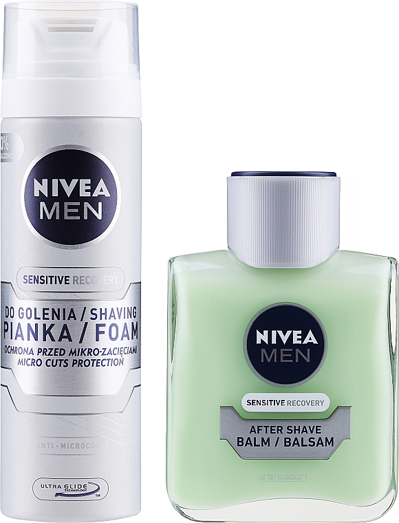 Набір - NIVEA MEN Skin Recovery (sh/foam/200ml + ash/balm/100ml) — фото N3