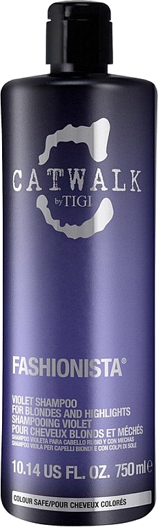 Фиолетовый шампунь для волос - Tigi Catwalk Fashionista Violet Shampoo — фото N3