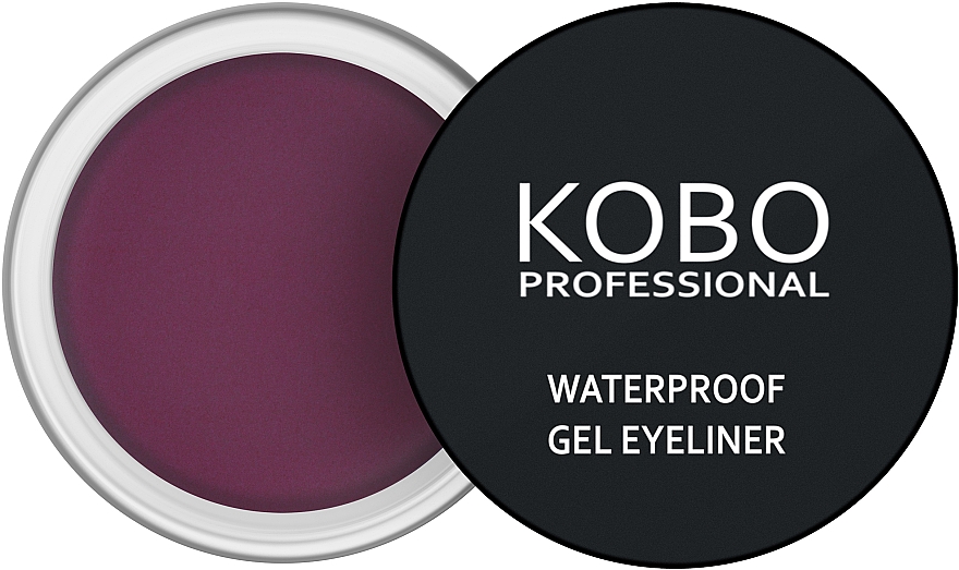 Водостійка підводка для очей - Kobo Professional Waterproof Gel Eyeliner — фото N1