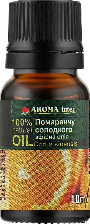 Ефірна олія "Апельсин солодкий" - Aroma Inter — фото N1