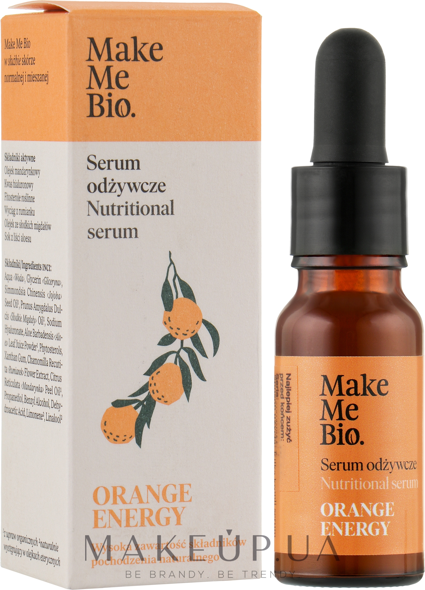 Сироватка для обличчя - Make Me Bio Serum Orange Energy — фото 15ml