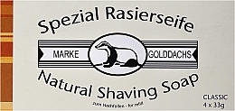Набор - Golddachs Shaving Soap Classic (soap/4x33g) — фото N1