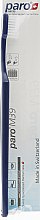 Парфумерія, косметика Зубна щітка з монопучковою насадкою (поліетиленова упаковка), синя - Paro Swiss M39 Toothbrush