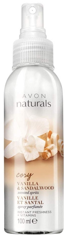 Лосьйон-спрей для тіла "Ваніль, сандалове дерево" - Avon Naturals Vanilla Sandalwood Body Spray — фото N1
