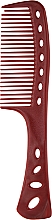 Гребінець для фарбування і тушування, червоний - Y.S. Park Professional 601 Self Standing Combs Red — фото N1
