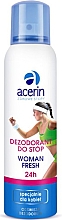 Парфумерія, косметика Дезодорант для ніг для жінок - Acerin Woman Fresh