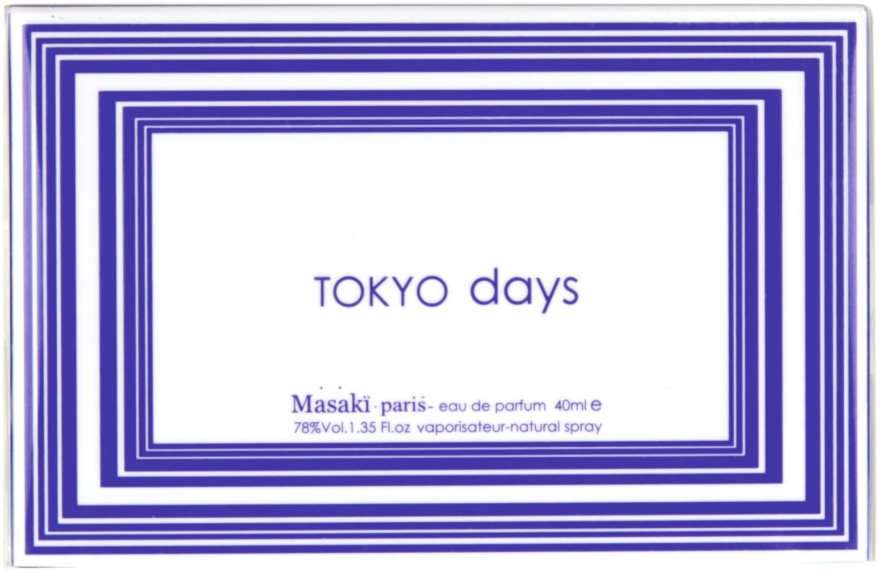 Masaki Matsushima Tokyo Days - Парфумована вода — фото N1