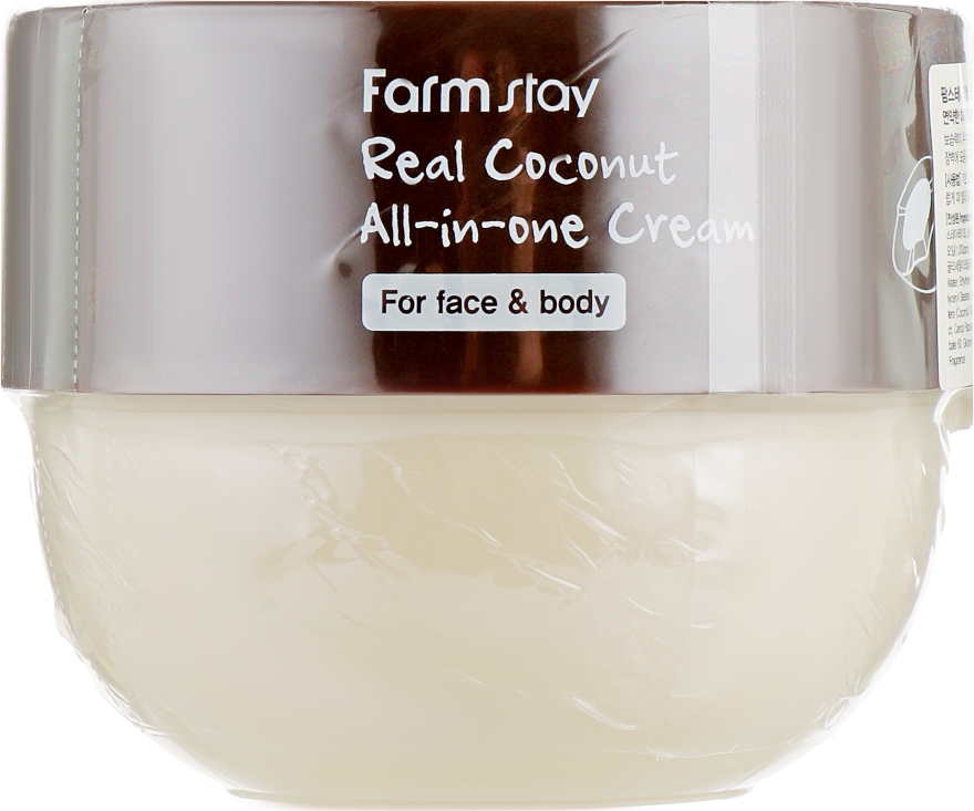 Крем для обличчя і тіла з кокосом - FarmStay Real Coconut All-In-One Cream — фото N2