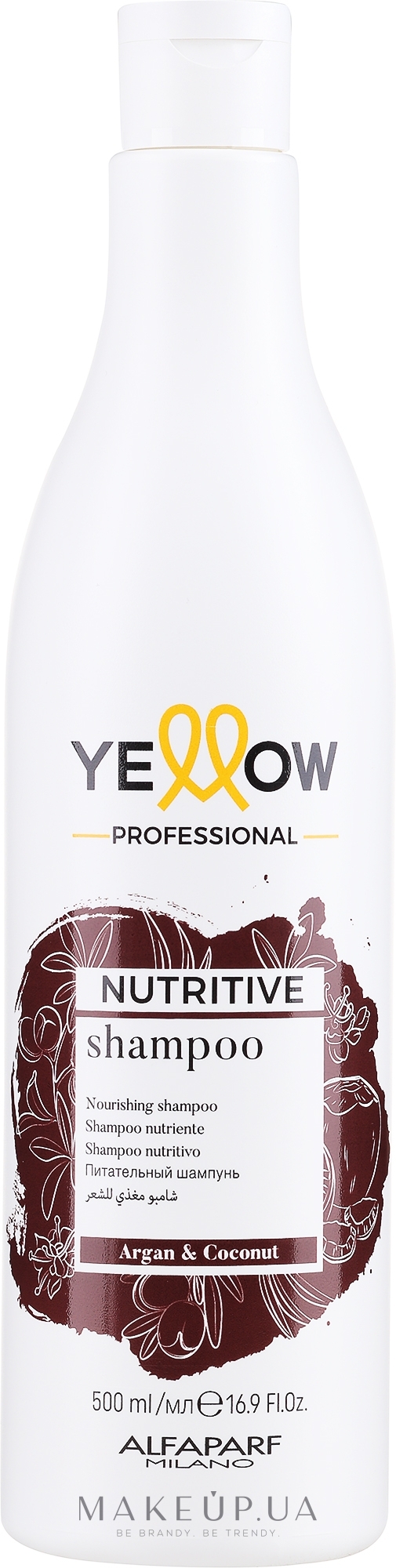 Питательный шампунь для волос - Yellow Nutritive Shampoo — фото 500ml