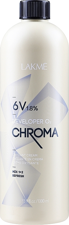 Крем-окислитель - Lakme Chroma Developer 02 6V (1,8%) — фото N3