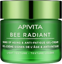 Гель-крем для обличчя - Apivita Bee Radiant Signs of Aging & Anti-Fatigue Gel-Cream Light Texture — фото N1