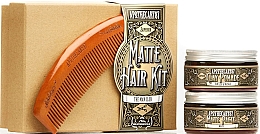 Парфумерія, косметика Набір - Apothecary 87 Matte Hair Kit (pomade/100ml + paste/100ml + brush)