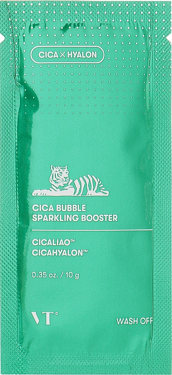 Пузырьковая маска-пенка для чувствительной кожи - VT Cosmetics Cica Bubble Sparkling Booster