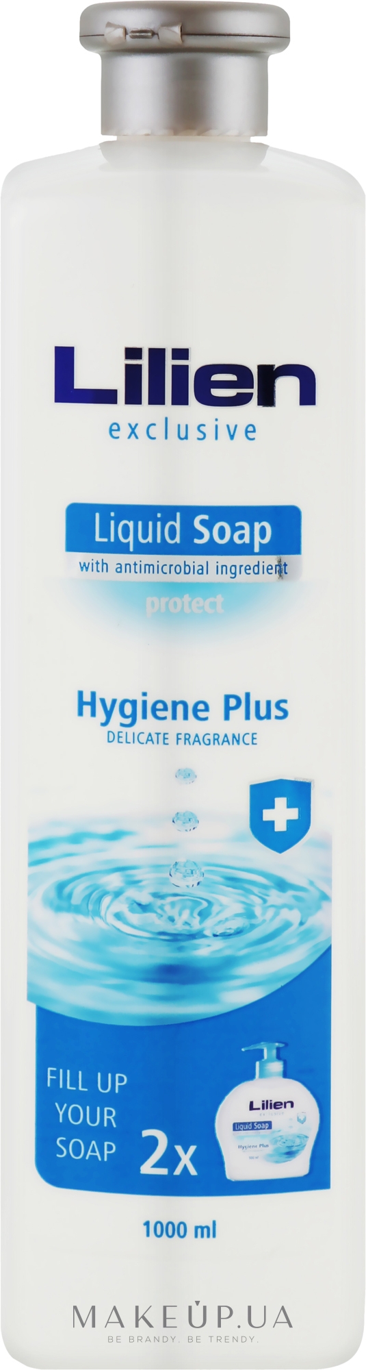 Ніжне рідке мило - Lilien Hygiene Plus Liquid Soap (змінний блок) — фото 1000ml