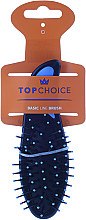 Гребінець для волосся, 2007, чорно-синій - Top Choice — фото N1