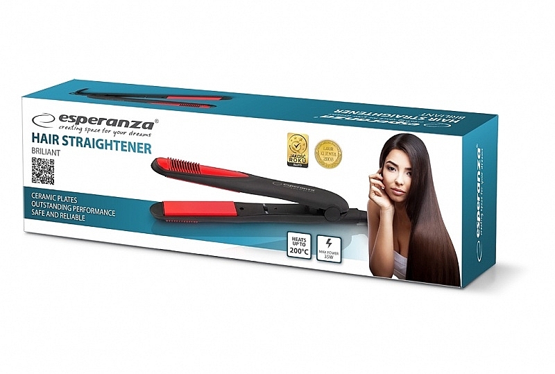 Выпрямитель для волос - Esperanza EBP004 Brilliant — фото N2